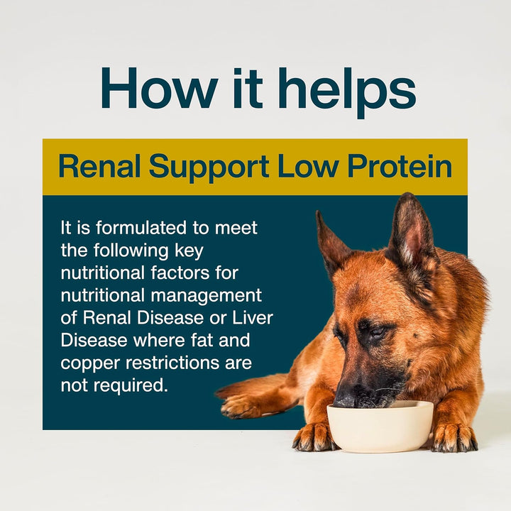 Renal Support Low Protein Dog Food for Kidney Health, Fresh Frozen Human Grade Dog Food, Rx, 18 Oz (Pack of 21)
