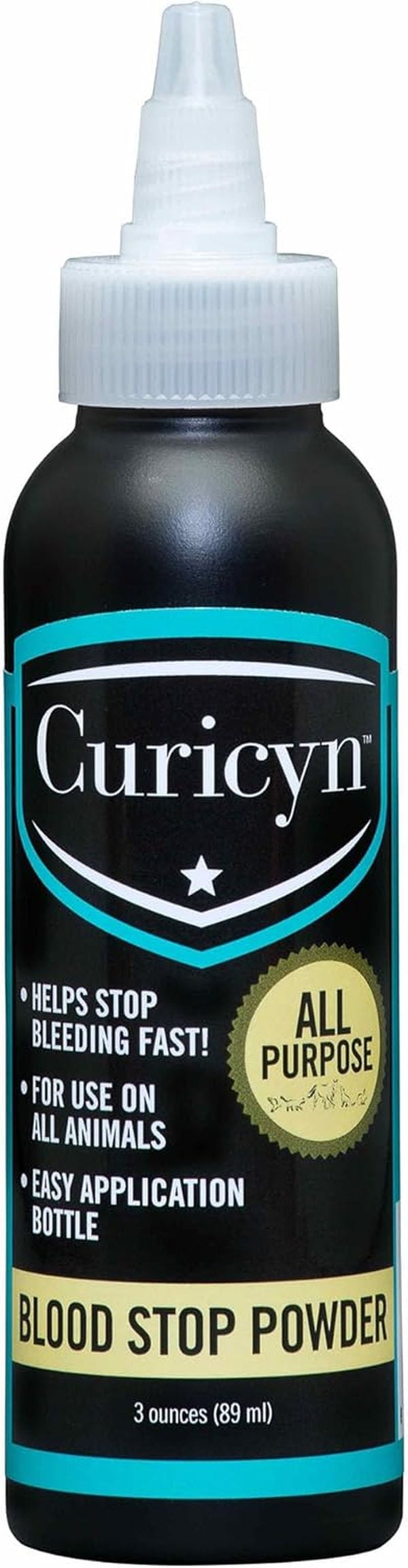 Blood Stop Powder (3 Oz) - Quick Stop Bleeding for Dogs, Cats, Pigs, Horses and Pets – Styptic Powder for Dogs Nails and Minor to Severe External Wounds
