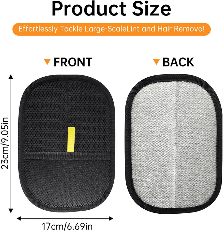 1 Pcs Pet Hair Removal Gloves Brush, Reusable Cat Dog Electrostatic Hair Remover Grooming Glove Tool