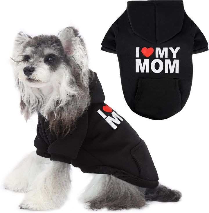 Dog Sweaters Hoodies for Large Dogs Security Ultra-Soft Fleece Dog Sweatshirt Cold Weather Pet Winter Clothes with Pocket for Small Medium Large Dogs (XL (Back: 24.2",Chest: 34.2"), Security)