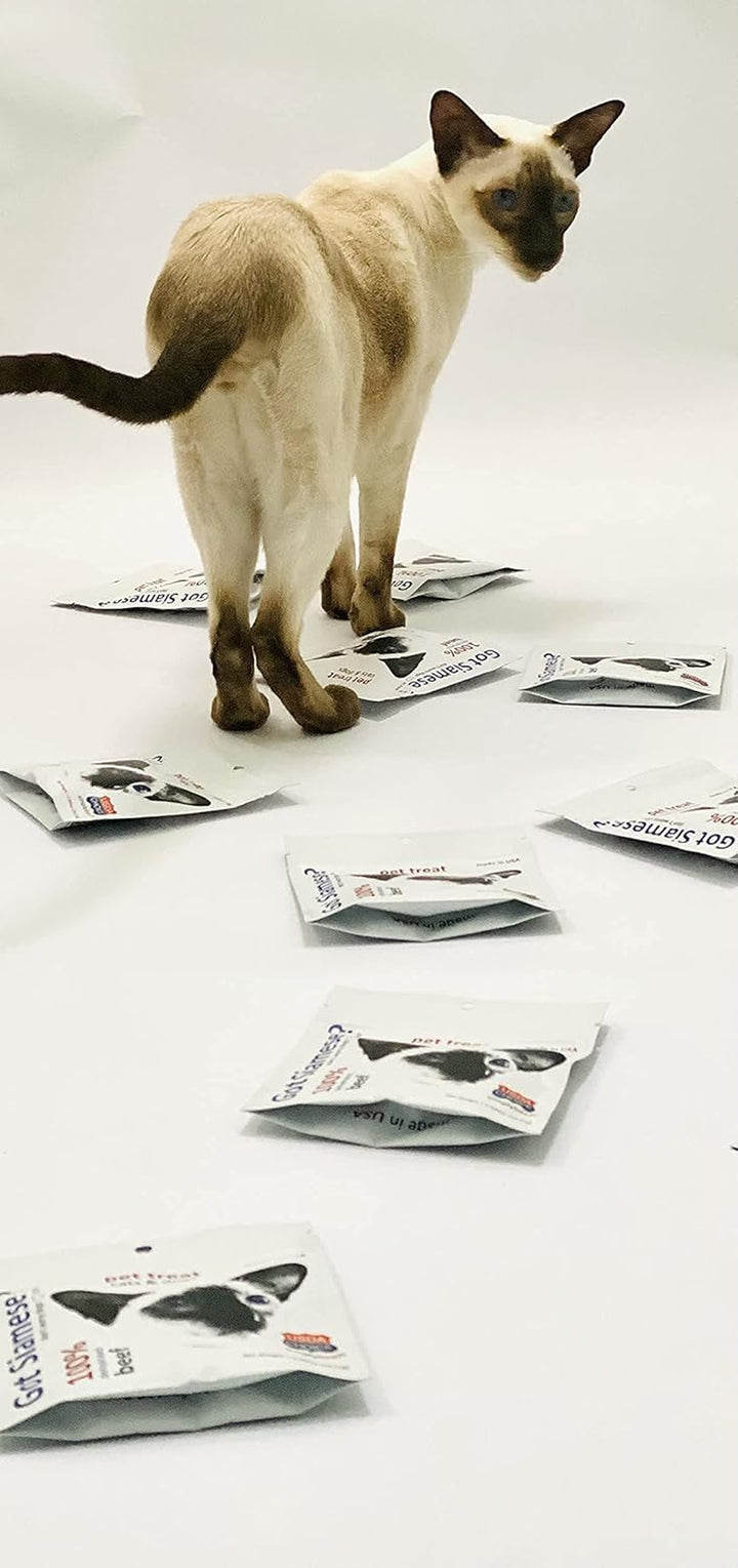 Pet Treat. Cats & Dogs. 100% Dehydrated Beef, Human Grade, USDA Choice Grade, 0.995Oz