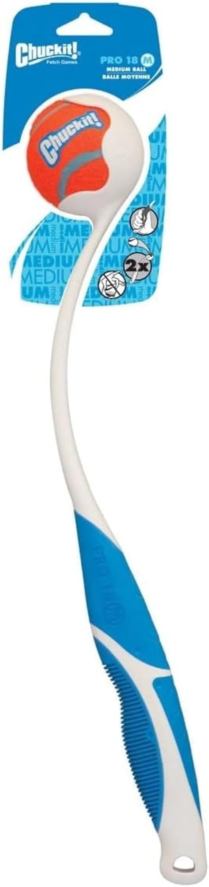 Dog Ball Launcher - Classic 26" with Medium (2.5"), Dog Fetch Ball Thrower, for Dogs 20-60 Pounds, Made in USA