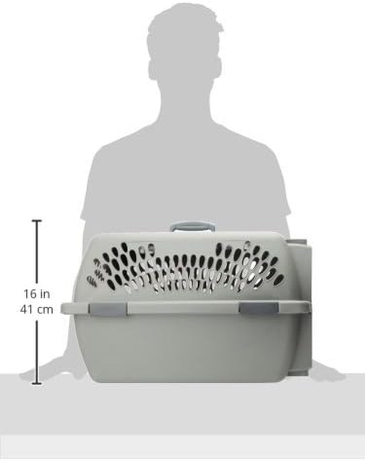 Pet Porter Fashion Dog Kennel 26", Parisian Blue & Black, for Pets 20-25Lbs, Made in USA