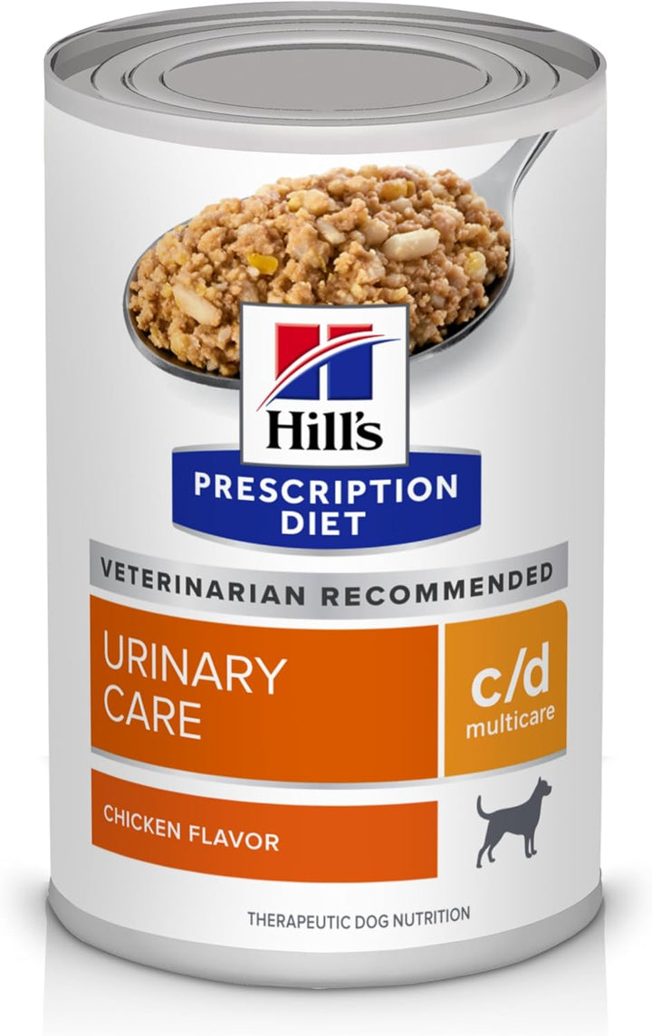C/D Multicare Urinary Care Chicken & Vegetable Stew Wet Dog Food, Veterinary Diet, 12.5 Oz. Cans, 12-Pack