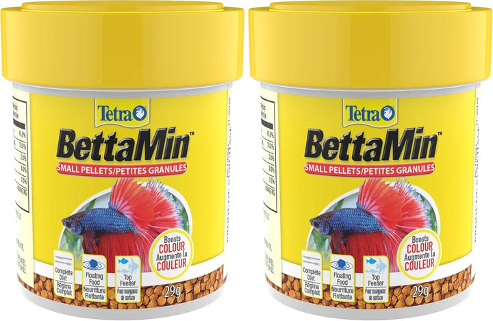 betta plus Floating Mini Pellets, Fish Food with Natural Color Enhancer, 1.2 Ounces