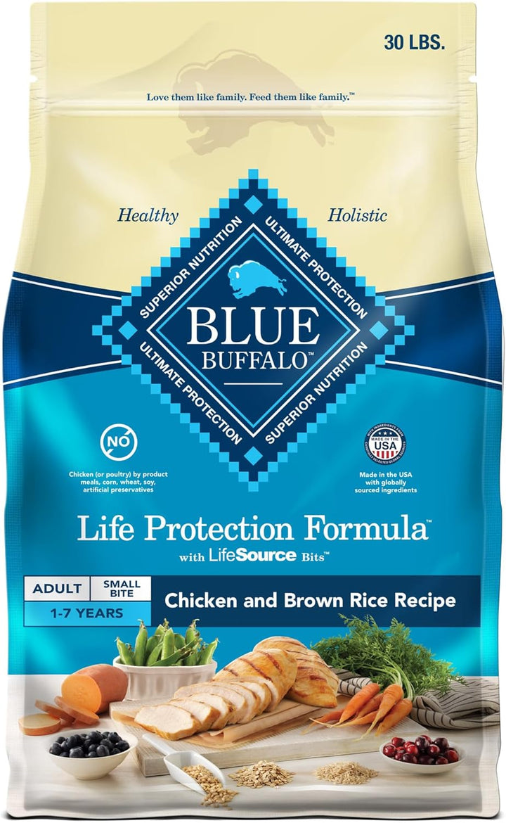 Life Protection Formula Natural Adult Small Breed Dry Dog Food, Chicken and Brown Rice 5-Lb Trial Size Bag
