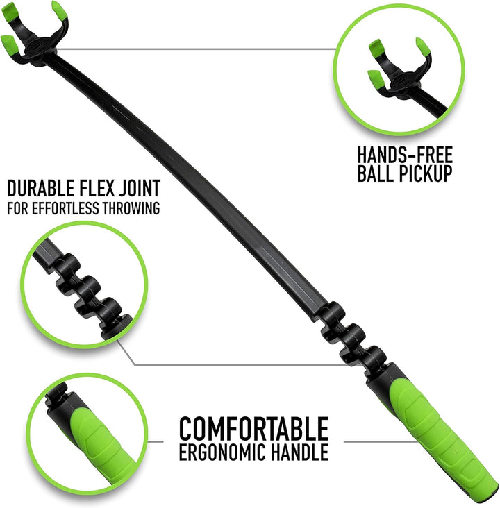 Franklin Pet Supply Co. Tennis Ball Launcher for Dogs - Dog Thrower Fetch - Perfect Toy for Large + Small Breeds