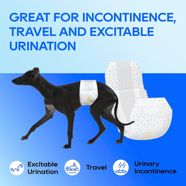 All-Absorb A26 Male Dog Wrap, 50 Count, Small