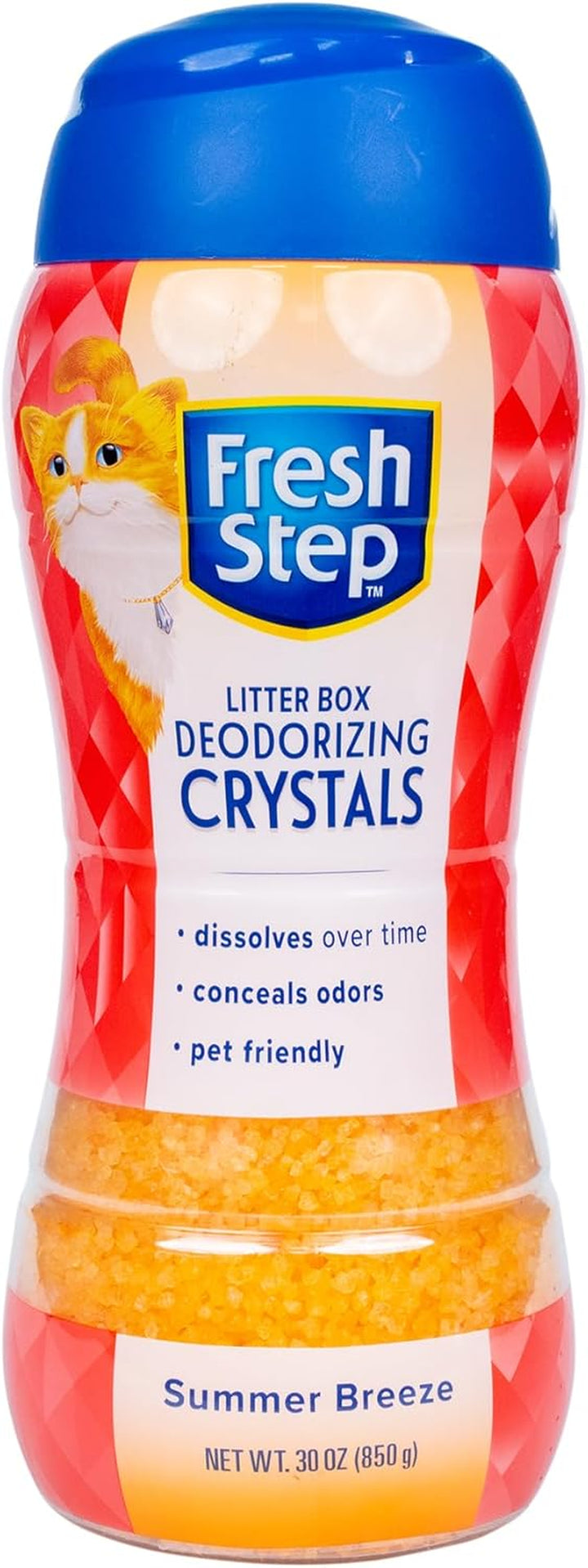Cat Litter Crystals in Fresh Scent - Cat Litter Box Deodorizer - Combats Odors and Neutralizes Smells to Keep Your Home Clean, 15 Ounce
