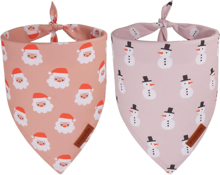 Halloween Dog Bandana, Ghost Pumpkin Design Reversible Holiday Dog Scarf, Triangle Halloween Bandanas for Medium Large Dogs Pets (Large)