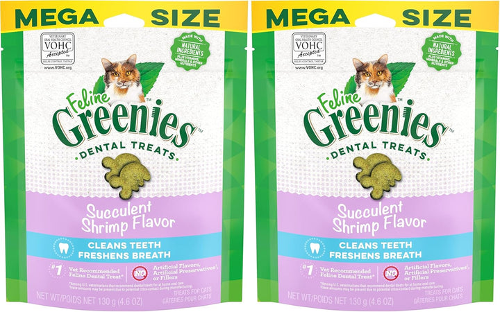 Feline Adult Dental Cat Treats, Oven Roasted Chicken Flavor, 4.6 Oz. Pack