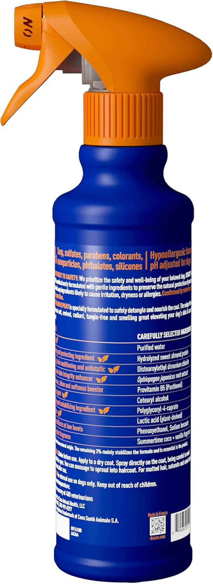 ® Skin & Coat SPA - Ultra-Safe Detangling Spray for Dogs, 10 Fl Oz, Safely Detangles, Revives, and Nourishes the Coat, Skin-Friendly Formula