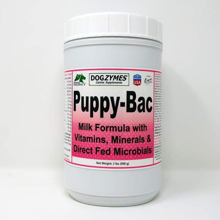Puppy-Bac Milk Replacer Formulated with the Proper Ratios of Protein, Fat and Nutrients for Growing Puppies (4 Pound)