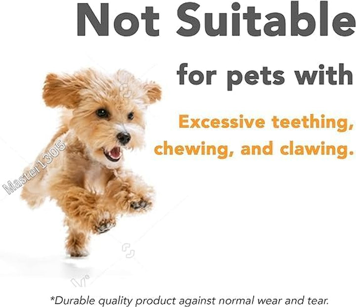 Donut Dog Bed Faux Fur Fluffy Calming Sofa for Medium Dogs, Soft & Plush anti Anxiety Pet Couch for Dogs, Machine Washable Coco Pet Bed with Non-Slip Bottom, 30"X30"X7" Ivory