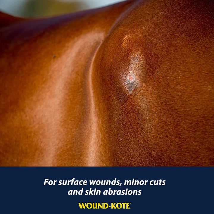Wound-Kote Blue Lotion Spray Horse Wound Care for Use on Horses and Dogs, Antiseptic Properties, for Minor Wounds, Cuts and Sores, 7 Oz.