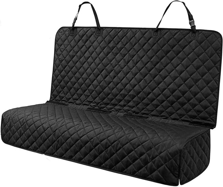 Waterproof Scratchproof Pet Bench Seat Covers for Cars, Trucks, Suvs, Nonslip Durable Back Seat Cover for Dogs, Washable Backseat Protection, Black