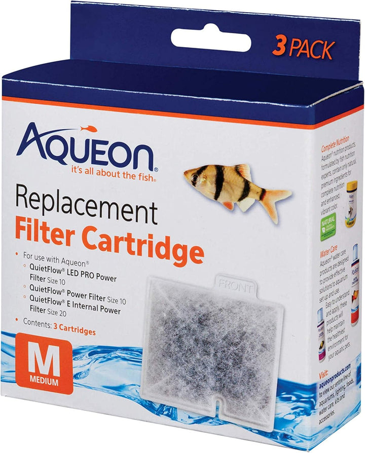 Aquarium Fish Tank Replacement Filter Cartridges Extra Small - 3 Pack