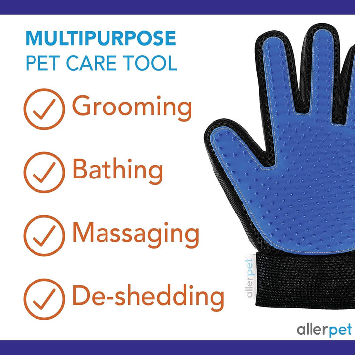 Cat Dander Remover W/Free Pair of Grooming Gloves and Mitt - Effective Cat Dander Reduction, anti Allergen Solution Made in USA - (12Oz)