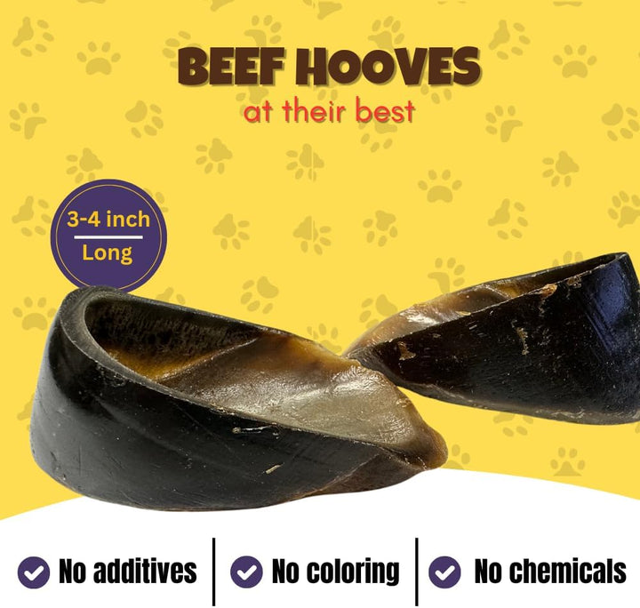 - Cow Hooves for Dogs (50 Count) - Safe Cow Hoof Dog Chews -Fed Cattle - Best Natural Alternative to Rawhide