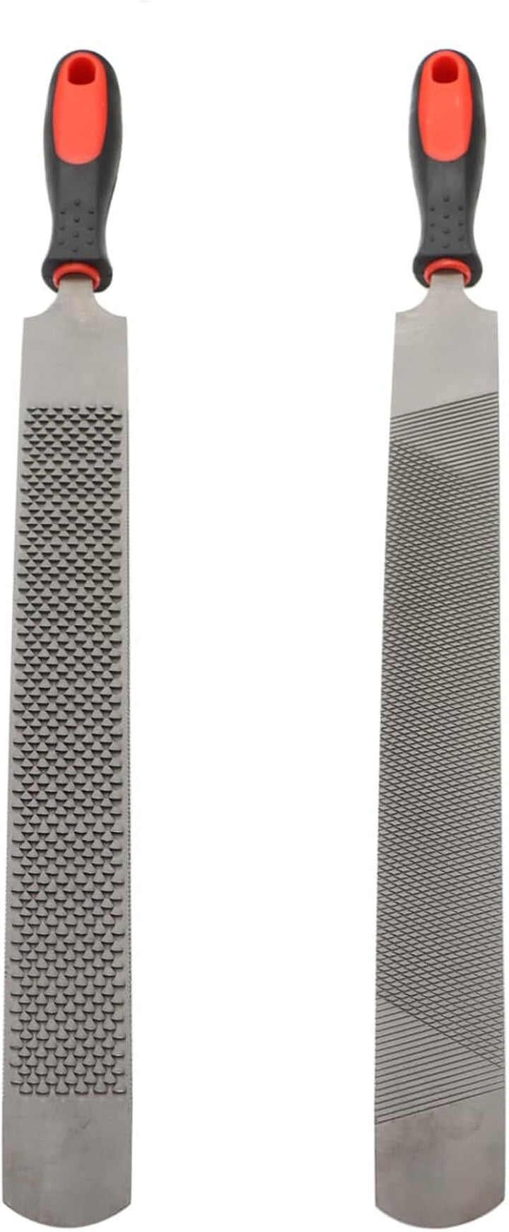 18 Inch Hoof Rasp, Horseshoe File with Rubber Handle, Carbon Steel Farrier File Tool, Suitable for Horse/Goat/Cow/Donkey/Animal Hooves, Strong