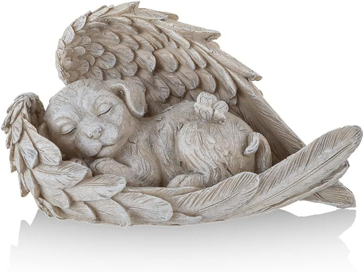 Cat Angel Memorial Statue Commemorates Our Lost Fur Baby,Cat Figurines Is Placed in the Outdoor Garden or Tombstone,Cat Statue Resin