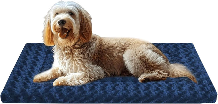 Dog Bed Mat - Dog Crate Pad - Reversible Dog Mat for Pet Comfort - Soft Bed Crate Pads with Dual-Sided Design for All Seasons - Durable, Machine Washable Mat for Crates, Travel, and Home