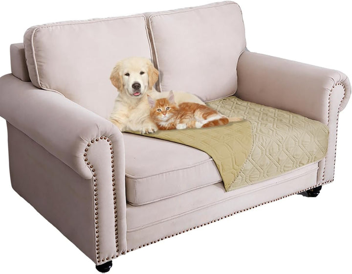 Waterproof Dog Bed Cover Pet Blanket for Furniture Bed Couch Sofa Reversible