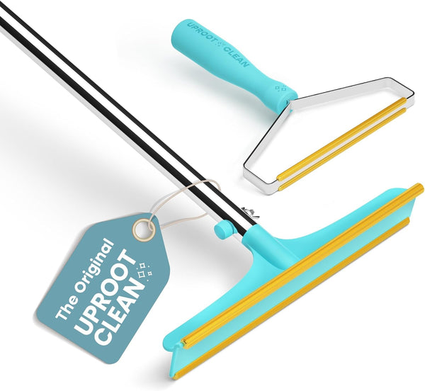 er Pro Pet Hair Remover Bundle - Including Xtra Carpet Rake for Pet Hair Removal Tool - Scrape Easy the Cat & Dog Fur from Your Carpet, Rugs, Cat Bed, Car Trunk & More