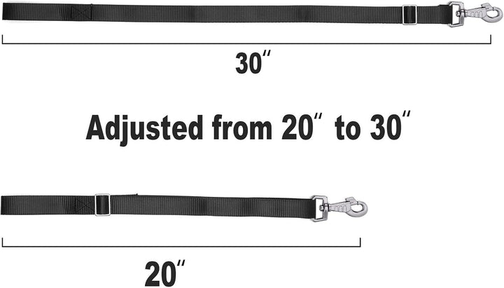 Horse Bucket Strap Hangers,Horse Suppliers Adjustable Nylon Straps up to 700 Lbs for Hay Nets, Water Buckets,Hanging-Pratical and Easy Use(4 Pack) (Black)