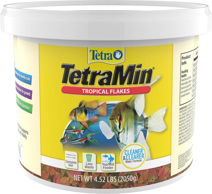 min Nutritionally Balanced Tropical Flake Food for Tropical Fish, 7.06 Oz (Pack of 1)