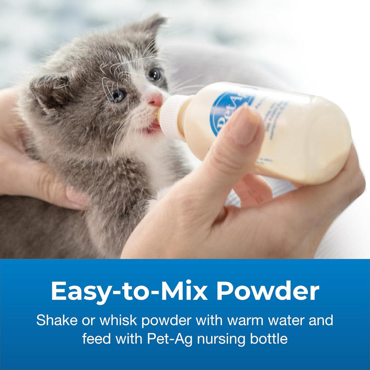 Pet-Ag Petlac Powder for Kittens - 10.5 Oz - Kitten Milk Replacement Powder for Kittens Newborn to Six Weeks Old - Easy to Digest