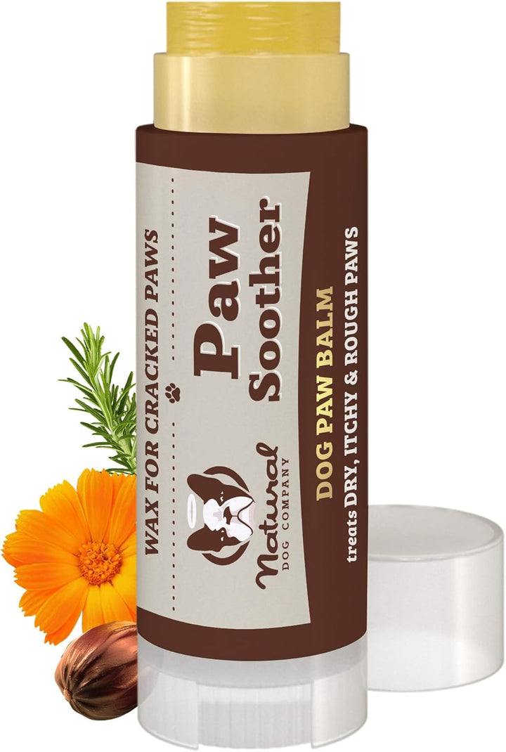 Pawtection Balm 2 Oz Stick – Dog Paw Protection Wax with Shea Butter & Calendula – Shields Paws from Snow, Ice, Salt, Hot Pavement & Rough Terrain – Lick-Safe, Vegan