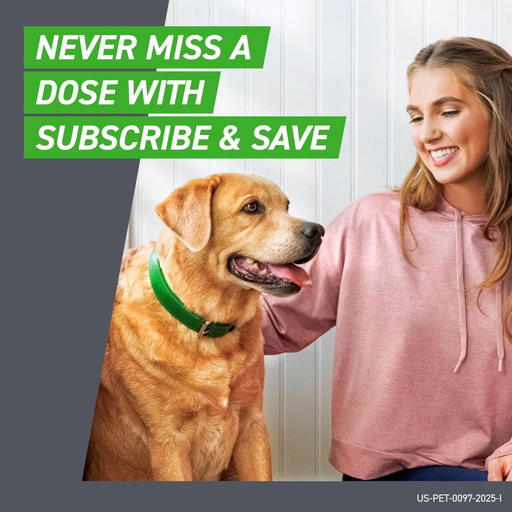 plus Flea and Tick Treatment for Large Dogs up to 45 to 88 Lbs. 3 Treatments