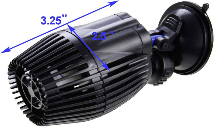 Circulation Pump, 800GPH Aquarium Wave Maker, Fish Tank Powerhead Submersible Water Pump with Suction Cup