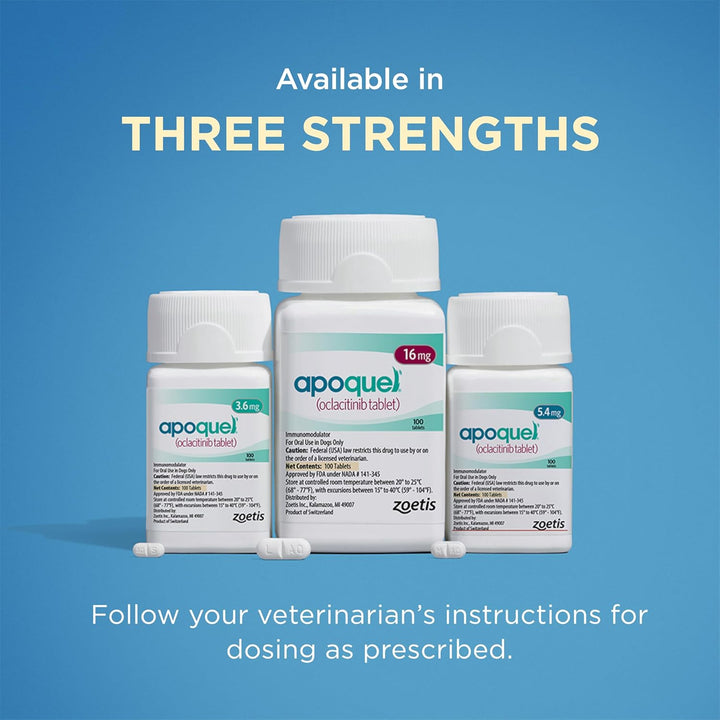 (Oclacitinib Tablet) for Dogs, 16 Mg, 30 Tablets