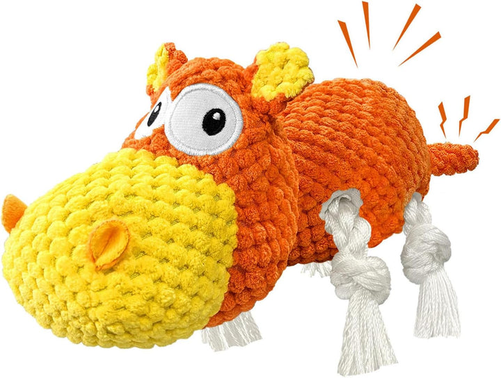 Dog Toys for Aggressive Chewers - Dog Toys to Keep Them Busy Squeaky Dog Toys for Large Dogs (Blue, Medium)