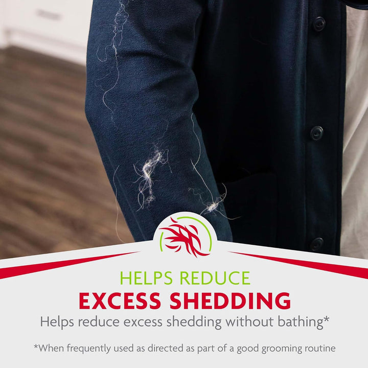 ® Rinse-Free Deshedding Spray for Dogs, Helps Reduce Excess Shedding and Refreshes between Baths, 8.5 Fluid Ounces