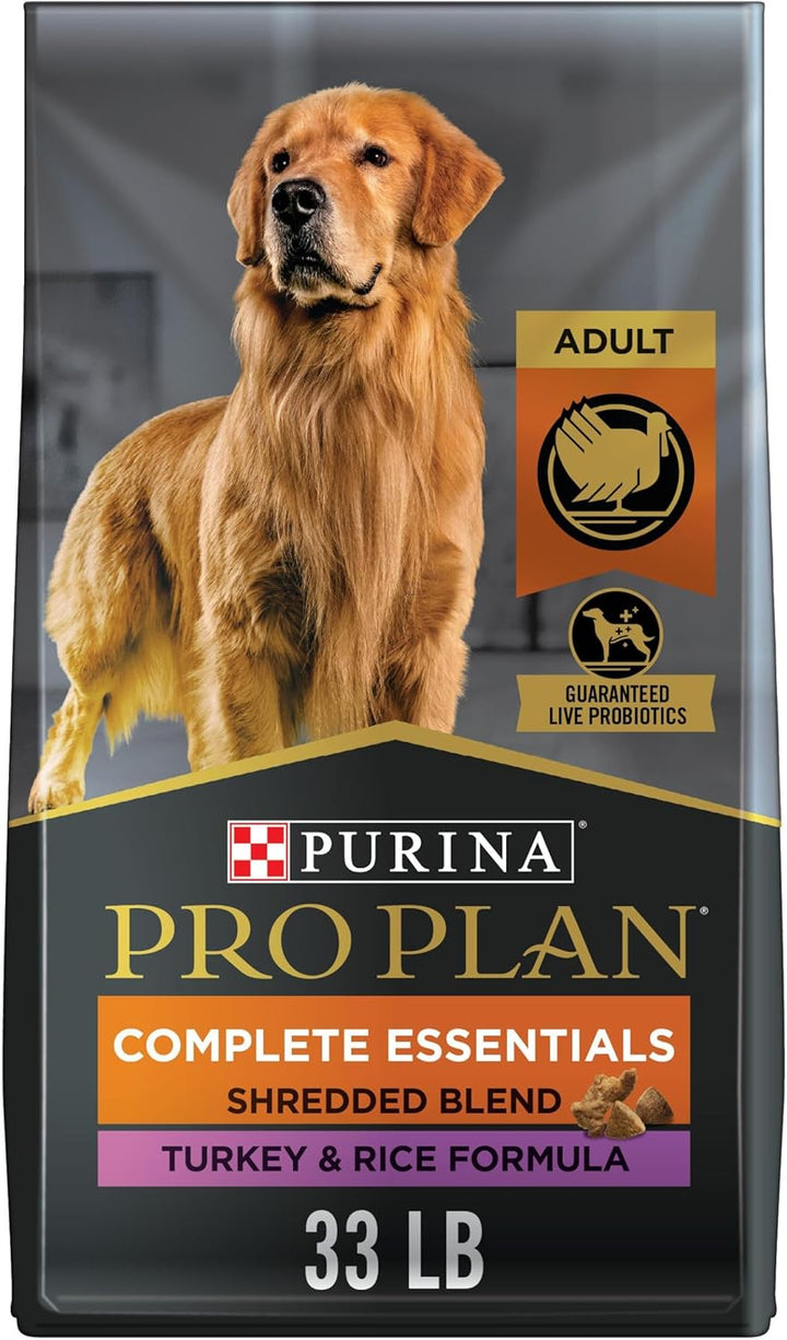 Complete Essentials Shredded Blend Salmon and Rice Dog Food Dry Formula with Probiotics for Dogs - 33 Lb. Bag