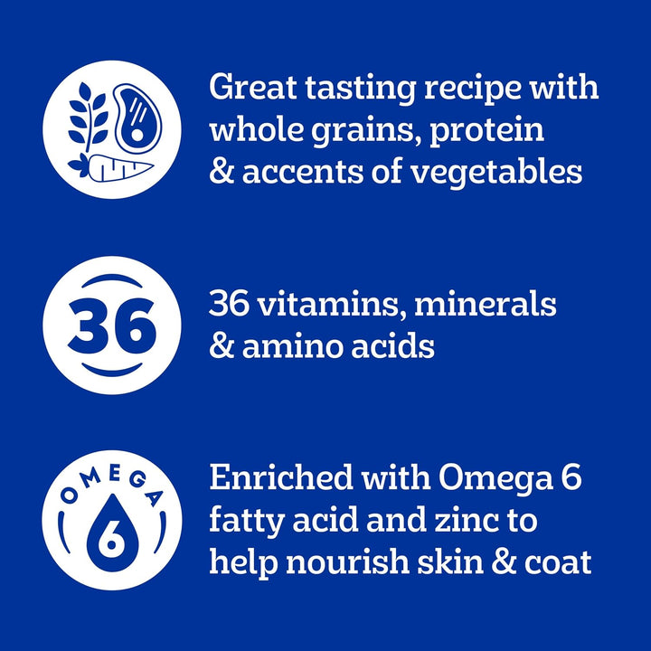 Complete Nutrition Adult Small Dog Dry Dog Food, Grilled Steak & Vegetable Flavor, 14 Lb. Bag