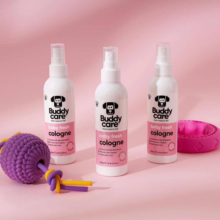 Dog Cologne - Baby Fresh - 200Ml - Delicate and Powdery Scented Dog Cologne - Refreshes between Dog Washes