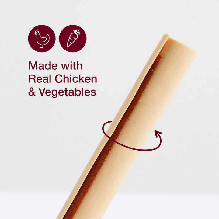 Smartsticks, Treat Your Dog to a Rawhide-Free Chew Made with Real Chicken and Vegetables, 10 Sticks