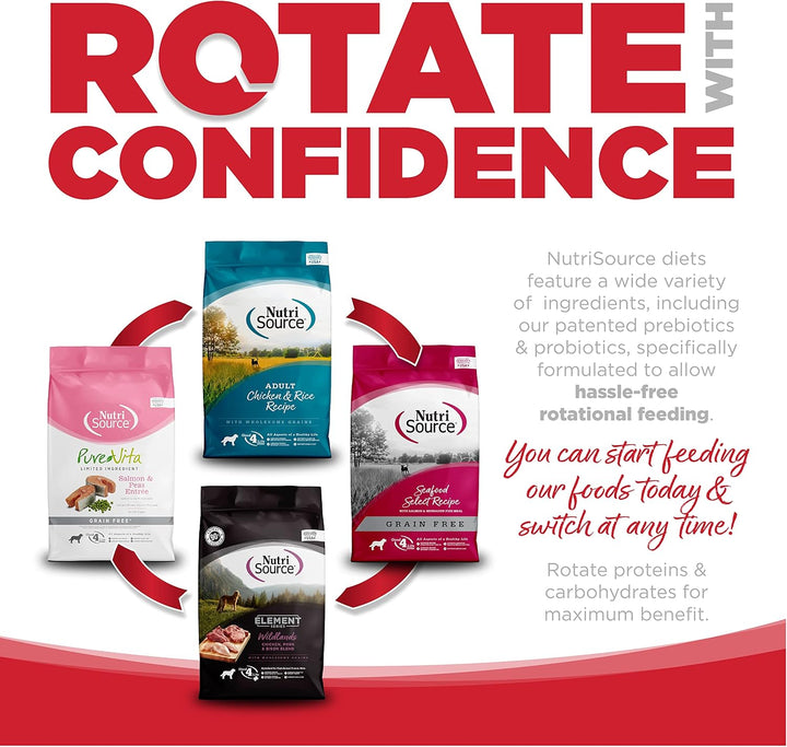 Dry Dog Food for Large Breeds, Beef and Rice, 26LB