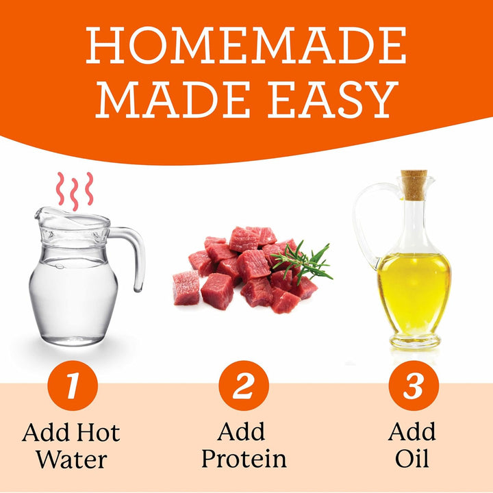 Veg-To-Bowl Fine Ground Dog Food, Human Grade Dehydrated Base Mix for Dogs, Grain Free Holistic Mix for Small Dogs (3 Pounds)