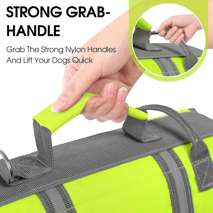 XS Dog Life Jacket, Puppy Life Jackets for Small Dogs, Small Doggie Life Vest for Swimming, Lightweight Extra Small Dog Swim Vest with Handle, Puppy Life Vest for Boating, Cat Lifevest