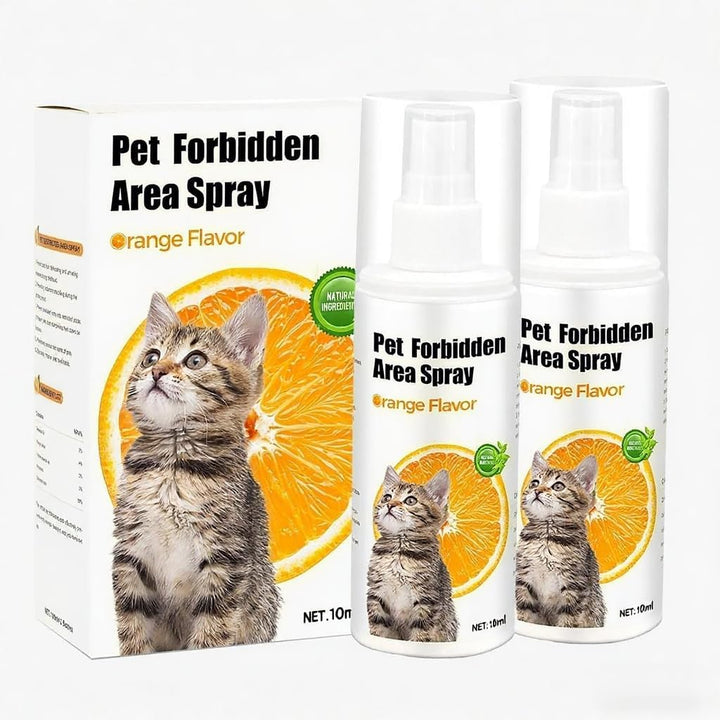 Cat Deterrent Spray – Anti-Scratch Cat Spray 100% Natural, Plant-Based Formula to Stop Scratching, Chewing & Urine Spraying – Indoor Use Safe for Furniture, Fabric, Pets & Kids – 6.76 Fl Oz