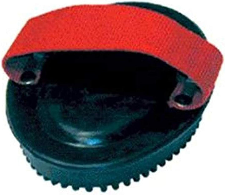 222745 Web Handled Rubber Curry Comb for Horses Black