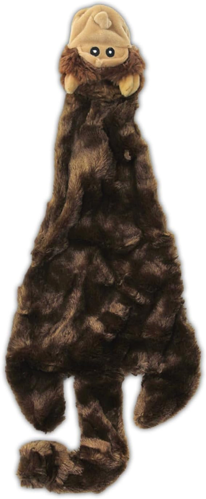 2-In-1 Stuffless Squeaky Dog Toys with Soft, Durable Fabric for Small, Medium, and Large Pets, No Stuffing for Indoor Play, Supports Active Biting and Play - 4 Figures, Small