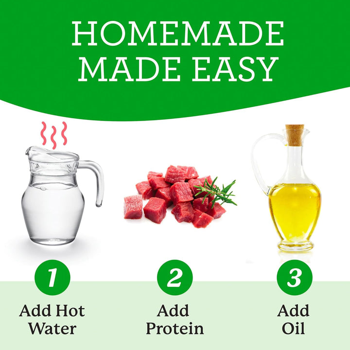 Veg-To-Bowl Dog Food, Human Grade Dehydrated Base Mix for Dogs, Grain Free Holistic Mix (3 Pound)