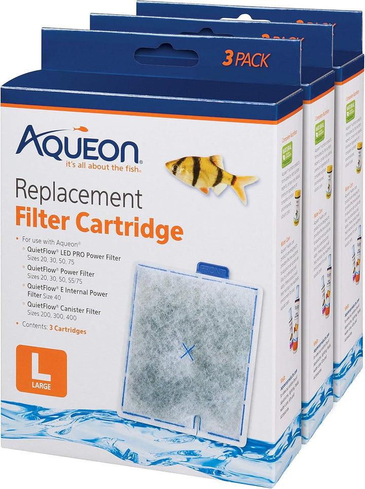 Aquarium Fish Tank Replacement Filter Cartridges Extra Small - 3 Pack
