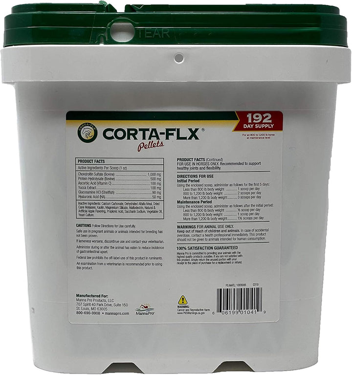 Corta-Flx Corta-Flex Equine Joint Supplement | Horse Supplement for Healthy Joints | Quick & Effective Nourishment to Joints Formulated with Vitamins and Minerals | 12 LB Pellet